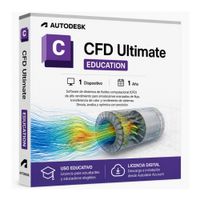Licencia digital Autodesk CFD Ultimate Education, 1 dispositivo, compatible con Windows 11, duración 1 año