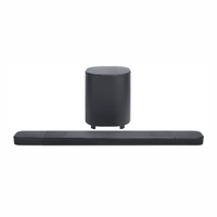 Barra de sonido JBL BAR 1000MK2, 960W, Bluetooth 5.3, subwoofer 10"", Dolby Atmos, Wi-Fi, negro