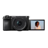 Cámara mirroless Sony Alpha ILCE-6700K 26 MP, lente 16-50mm II, APS-C, grabación en 4K, enfoque automático híbrido