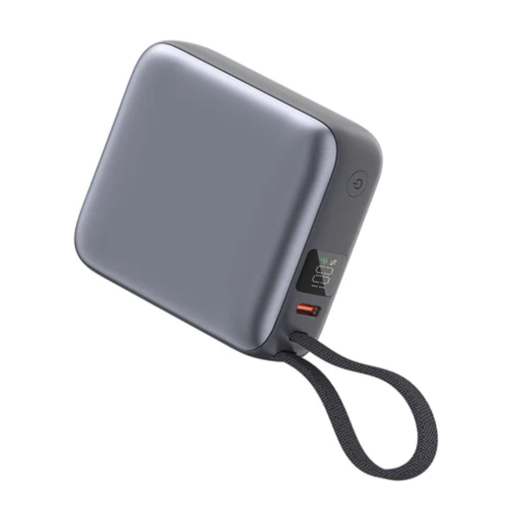 Imagen 2 del producto Batería externa QCY 10000 mAh, 35W, puerto USB Tipo-C, carga rápida, gris