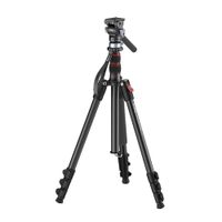 Trípode de viaje SmallRig CT-10 20 en 1, altura máx. 1.82 m, carga máx. 5kg, para cámaras, smartphones, negro