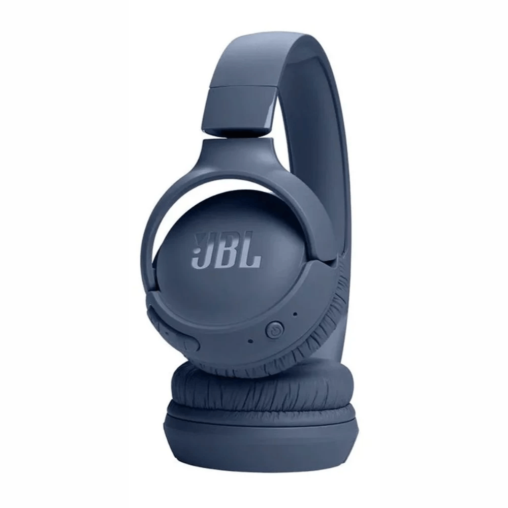 Imagen 2 del producto Audífonos on ear JBL Tune 520BT, Bluetooth 5.3, hasta 57 horas, JBL Pure Bass, controles integrados, azul