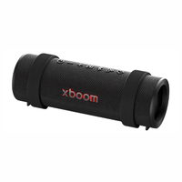 Parlante portátil bluetooth LG Xboom Grab, 30 W, resistente al agua, IP67, hasta 20 horas, negro
