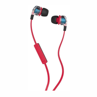 Audífonos alámbricos in ear Skullcandy Smokin Buds 2, Jack 3.5 mm, micrófono, cable 1.2 m, rojo
