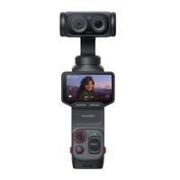 Cámara de acción Insta360 Luna Ultra Standard Bundle Cosmic Black, grabación en 8K, fotos 50MP, pantalla táctil, negro