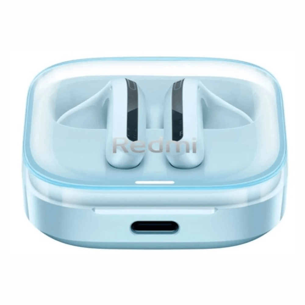 Imagen 2 del producto Audífonos Bluetooth true wireless Xiaomi Redmi Buds 6 Active, resistentes al agua IPX4, hasta 30 horas con estuche de carga, azul