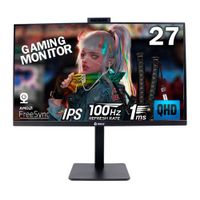 Monitor plano TEROS TE-2715CS 27"", IPS, QHD 2560 x 1440, 100Hz, 1ms, HDMI, DisplayPort, negro