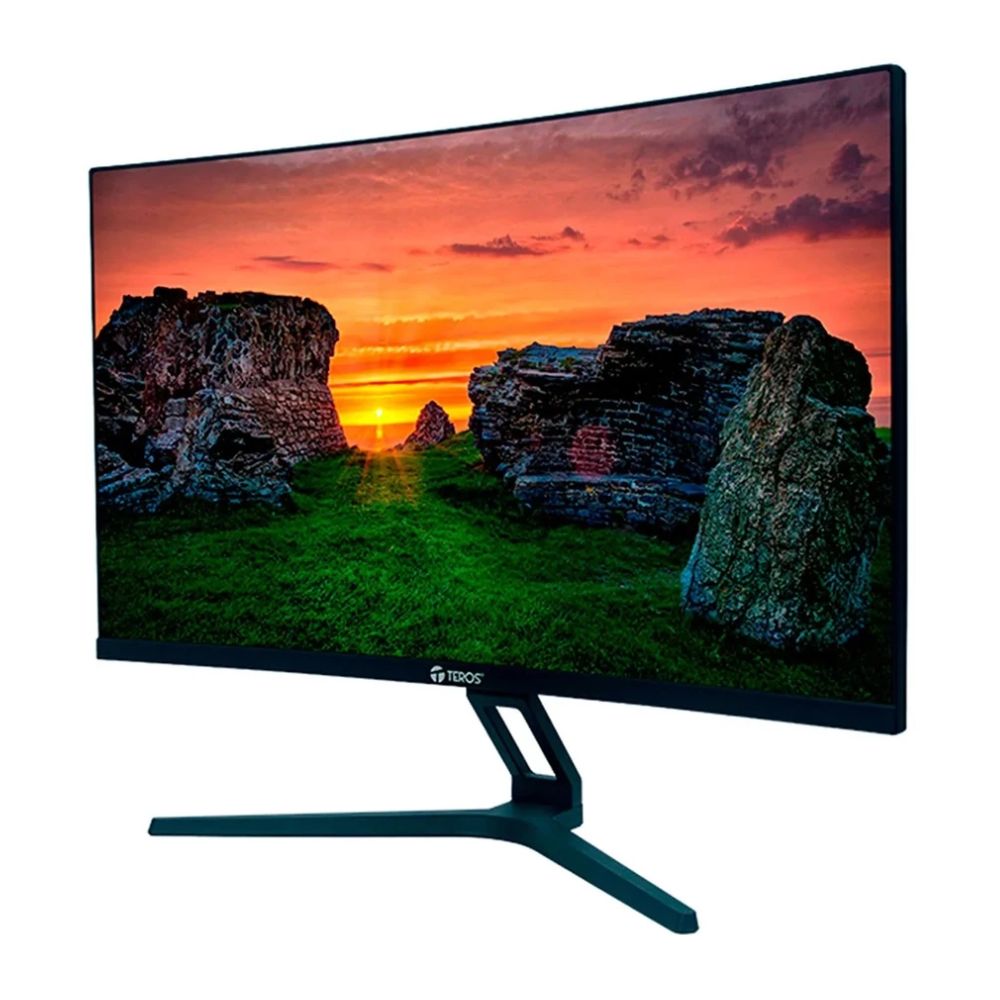 Imagen 2 del producto Monitor gamer curvo Teros TE-2734S 27"", VA, Full HD 1920 x 1080, 144Hz, 1ms, HDMI, DisplayPort, negro