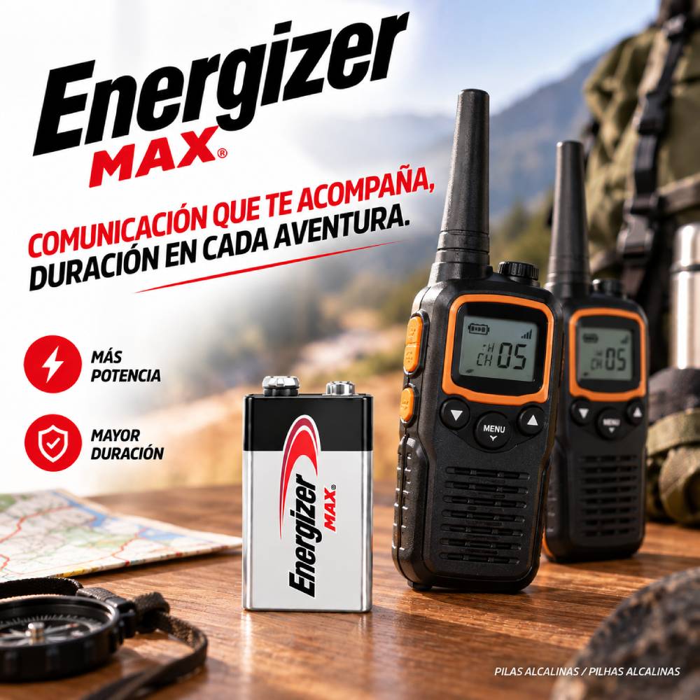 Imagen 2 del producto Pila alcalina Energizer Max 9 V, 1 unidad