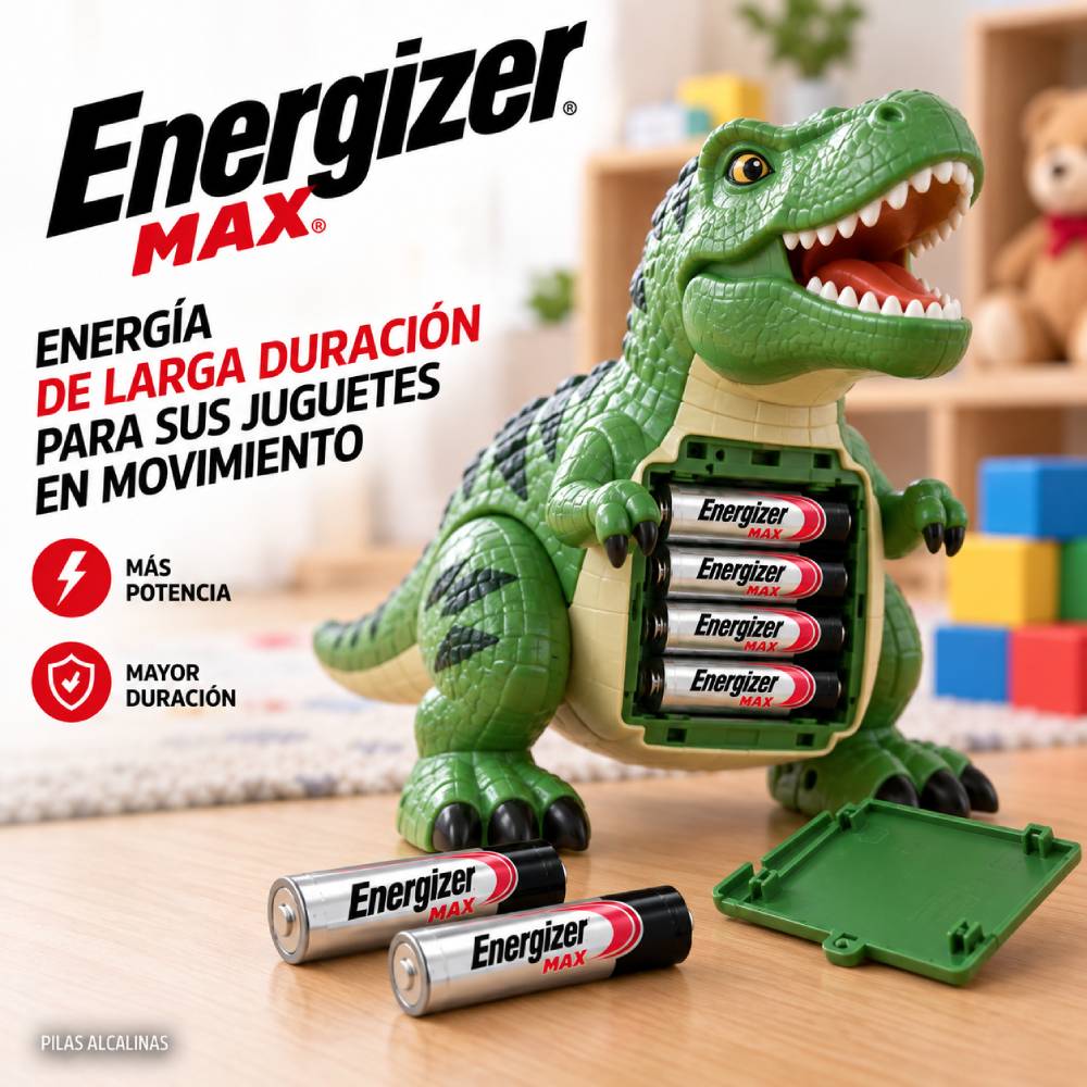 Imagen 2 del producto Pilas alcalinas Energizer Max AA de 1.5 V, pack de 4