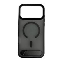 PREVENTA: Case iBox para iPhone 18 Pro Max Matte Kickstand, con MagSafe, con soporte en la base, negro