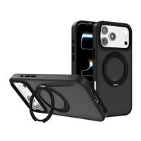 PREVENTA: Case iBox para iPhone 18 Pro Max Metal Matte 2, con soporte 360°, MagSafe, negro