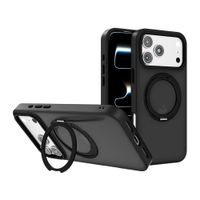 PREVENTA: Case iBox para iPhone 18 Pro Metal Matte 2, con soporte 360°, MagSafe, negro