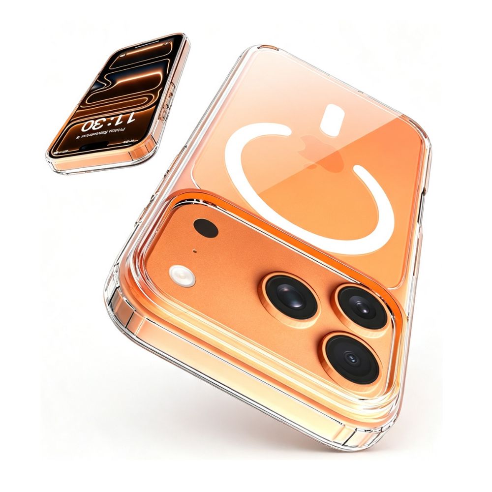 Imagen 2 del producto Case iBox para iPhone 18 Pro Clear MagSafe, compatible con carga inalámbrica, transparente