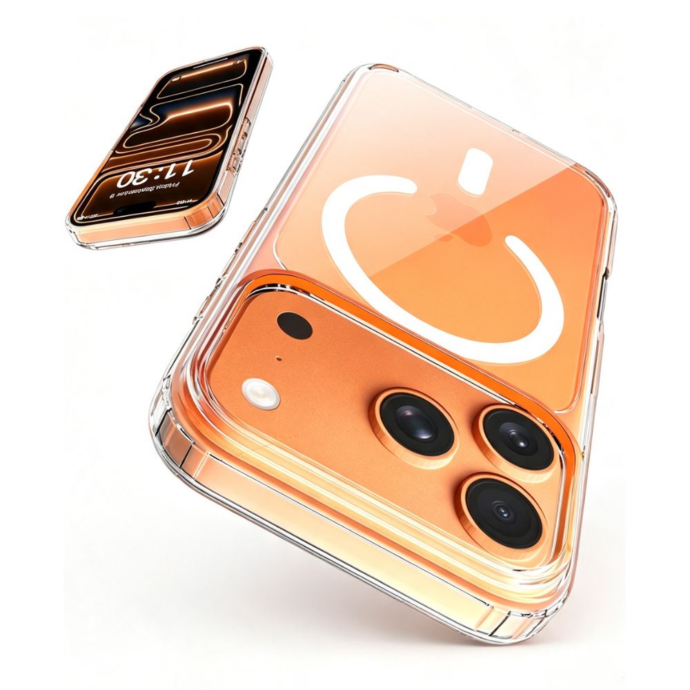 Imagen 2 del producto Case iBox para iPhone 18 Pro Max Clear MagSafe, compatible con carga inalámbrica, transparente