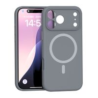 Case iBox para iPhone 18 Pro Max Solid MagSafe, compatible con carga inalámbrica, gris