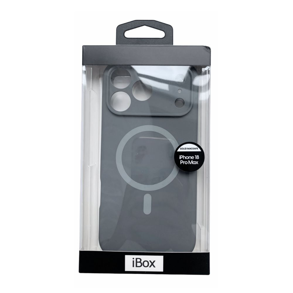 Imagen 2 del producto Case iBox para iPhone 18 Pro Max Solid MagSafe, compatible con carga inalámbrica, gris