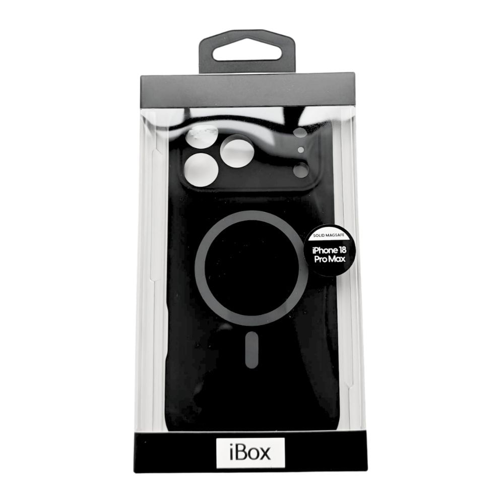 Imagen 2 del producto Case iBox para iPhone 18 Pro Max Solid MagSafe, compatible con carga inalámbrica, negro