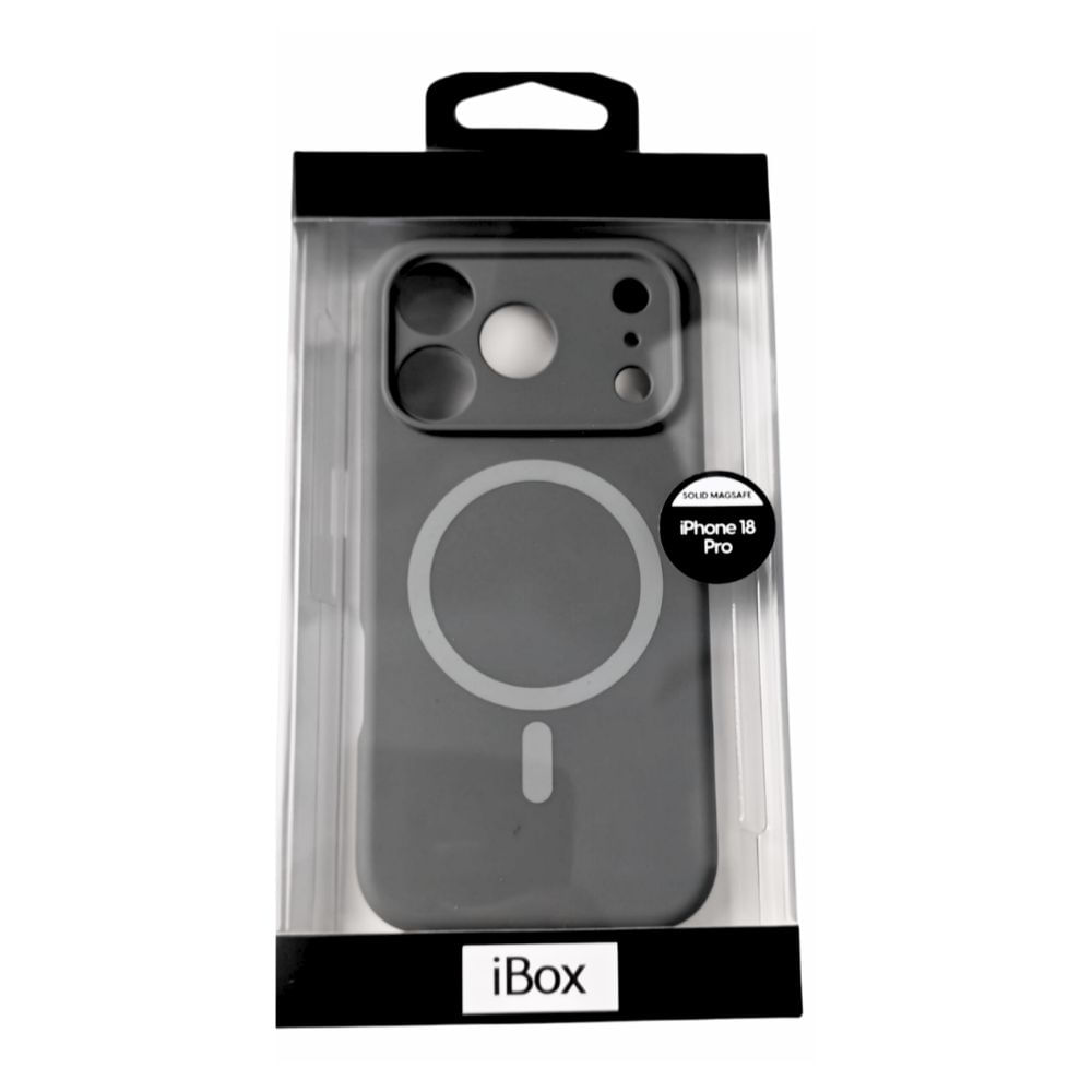 Imagen 2 del producto Case iBox para iPhone 18 Pro Solid MagSafe, compatible con carga inalámbrica, gris