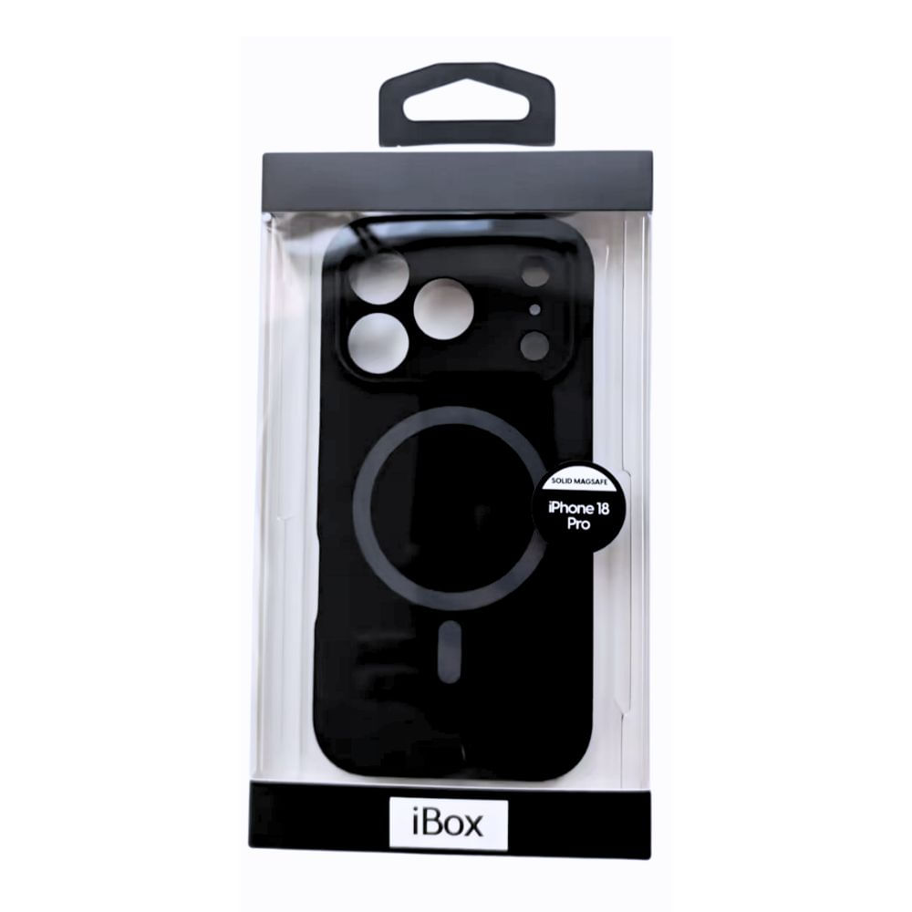 Imagen 2 del producto Case iBox para iPhone 18 Pro Solid MagSafe, compatible con carga inalámbrica, negro