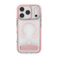 Case Zagg para iPhone 17 Pro Santa Cruz Snap, con MagSafe para carga inalámbrica, con soporte integrado, rosado