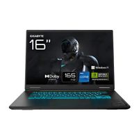 Laptop Gigabyte A16 CTHI3US894SH GAMING 16"", Intel Core i7-13620H, 1TB SSD, 16GB RAM, RTX 5050, Windows 11 Home, negro