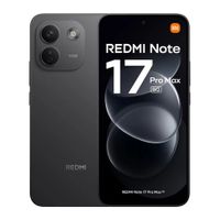 Celular Xiaomi Redmi Note 17 Pro Max 5G 256GB, 8GB RAM, cámara trasera 50MP y frontal 32MP, 6.83"", negro