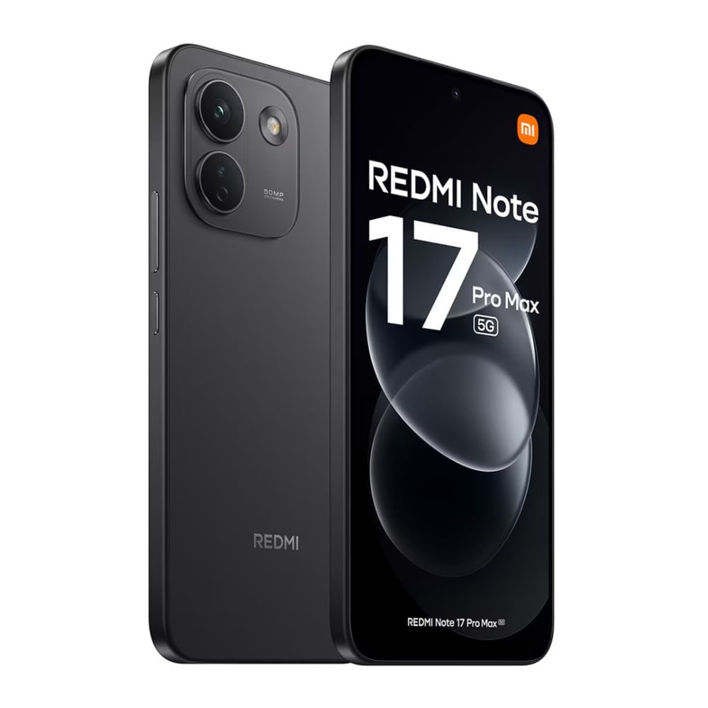 Imagen 2 del producto Celular Xiaomi Redmi Note 17 Pro Max 5G 256GB, 8GB RAM, cámara trasera 50MP y frontal 32MP, 6.83"", negro