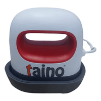 Mini estampadora Easy Press 220V 250W, 3 niveles de temperatura, plancha sublimación compacta 10.6x6.2cm, rojo/verde