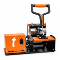 Maquinas para sublimar Freesub manual ST 01, tazas de 9onz, 11onz, 12onz, 15onz, naranja