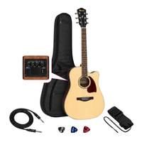 Guitarra electroacústica Ibanez PF16WCE, Dreadnought con cutaway, high gloss, pastilla Undersaddle, ecualizador AEQ-2T, natural