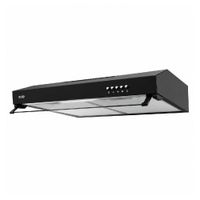 Campana extractora de pared SOLE Nyx TURE96CO 60 cm, extracción de 220 m3 por hora, 3 velocidades, negro