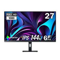 Monitor gamer plano Xiaomi A27i 2026, 27 pulgadas, panel IPS, resolución FHD, 144 Hz, 6 ms, HDMI y DisplayPort