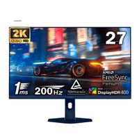 Monitor gamer plano Xiaomi G27Qi 2026, 27 pulgadas, panel Fast IPS, QHD, 200 Hz, 1 ms, 2 HDMI y 2 DisplayPort, negro