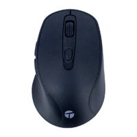 Mouse inalámbrico Teros TE-1228S, 1600 dpi ajustables, 6 botones, receptor USB, ambidiestro, negro