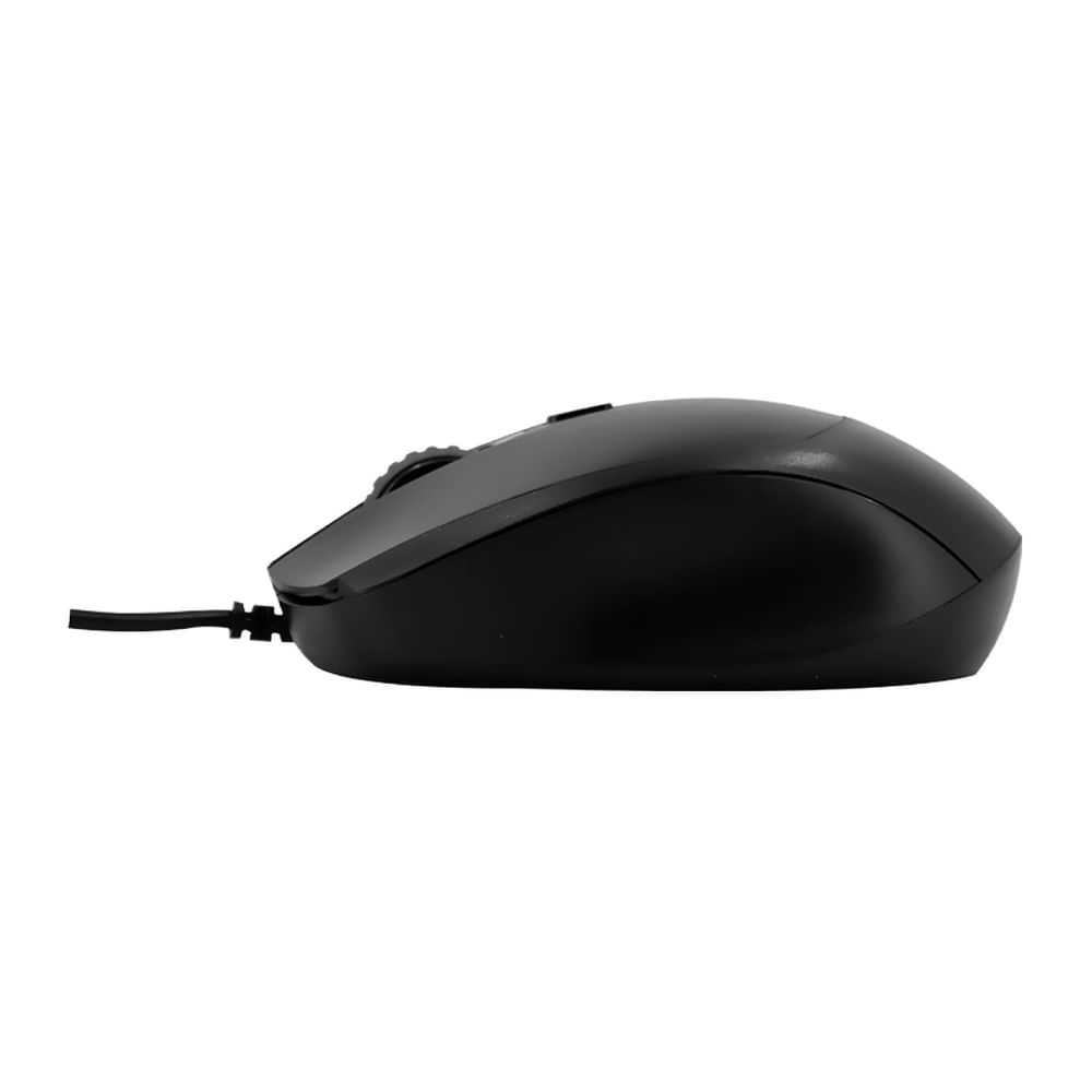 Imagen 2 del producto Mouse alámbrico Teros TE-1222S, conexión cable USB, 1600 dpi, 4 botones, negro