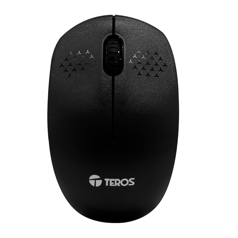 Imagen 2 del producto Kit Teros teclado y mouse TE-4071S, membrana, receptor USB, español, negro