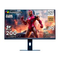 Monitor gaming Xiaomi G27i 2026, 27 pulgadas FHD IPS, 200 Hz, 1 ms, HDR400, FreeSync Premium, negro