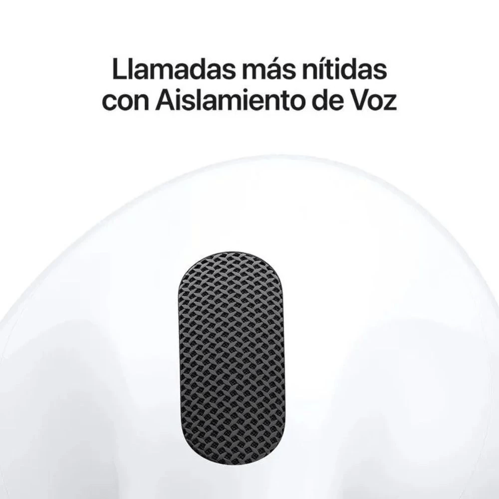 Imagen 2 del producto Audífonos Bluetooth true wireless Apple AirPods 5, cancelación de ruido, IP57, hasta 20 horas con estuche, blanco