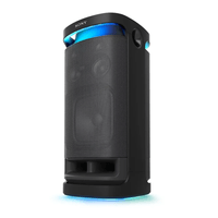 Parlante de torre Bluetooth Sony SRS-XV900, 100 W, Bluetooth 5.2, hasta 25 horas, iluminación, negro
