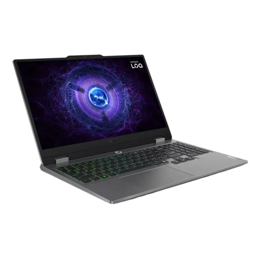 Imagen 2 del producto Laptop gamer Lenovo LOQ 15.6 pulgadas, Intel Core i5-1245HX, 512GB SSD, 8GB RAM, NVIDIA RTX 3050, FreeDOS sin sistema operativo, gris