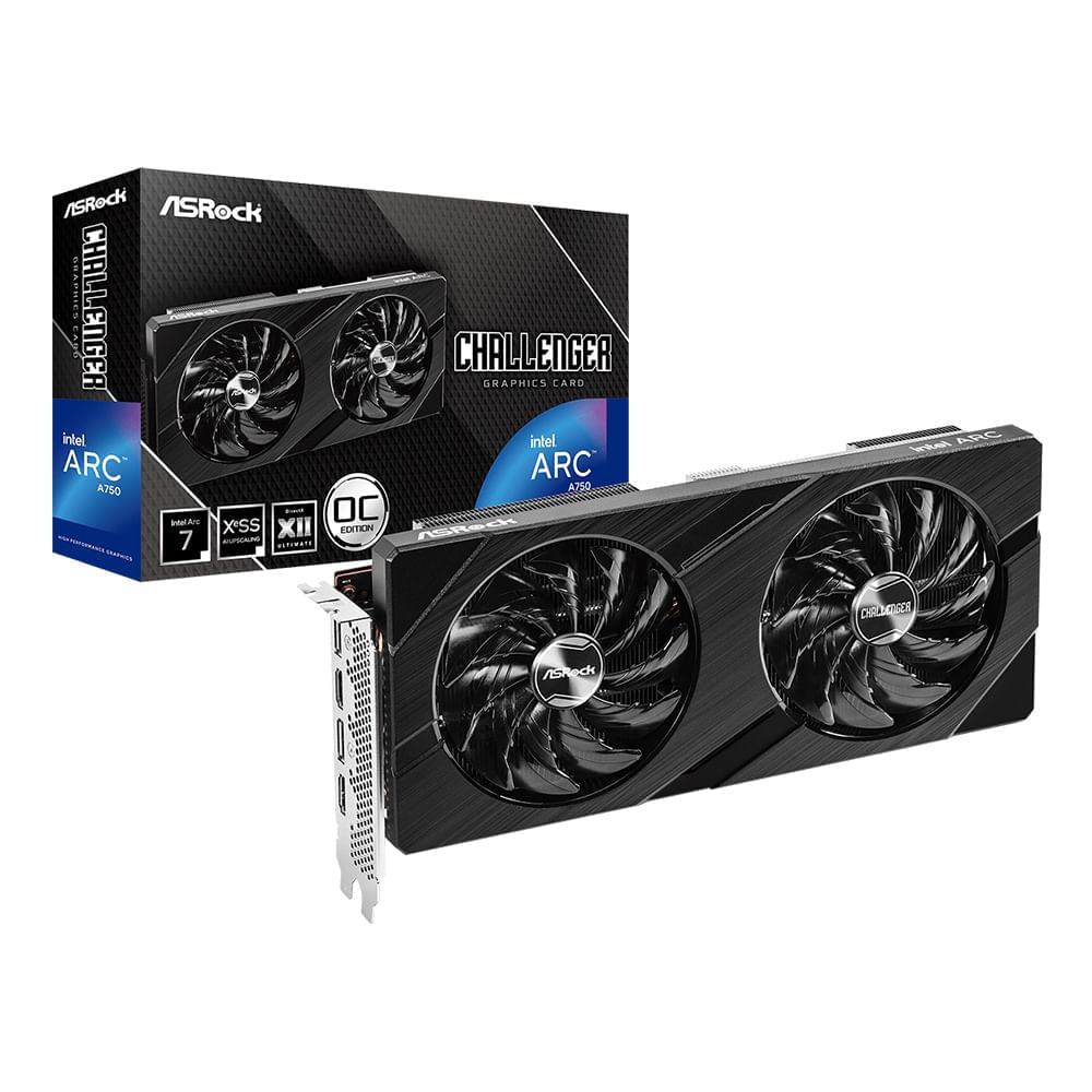 Reacondicionado: Tarjeta de video Asrock Intel Arc A750 Chal