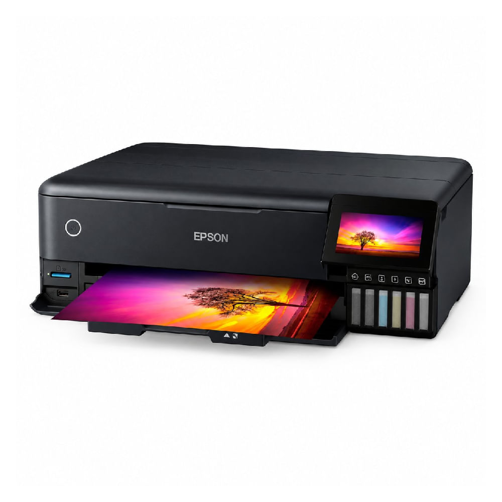 Imagen 2 del producto Impresora multifuncional Epson EcoTank L8180 de inyección de tinta, Wi-Fi, A3+, 6 colores y tanques recargables