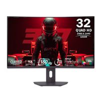 Monitor curvo gaming LG UltraGear 32G600A-B 32 pulgadas, QHD VA, 180 Hz, 1 ms, FreeSync, negro
