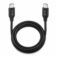 Cable 1Hora USB Tipo-C a USB Tipo-C, 1 m, 60 W, negro
