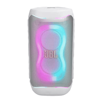 Parlante de torre Bluetooth JBL PartyBox 130, 200 W RMS, Bluetooth 6.0, hasta 15 horas, IPX4, iluminación, blanco