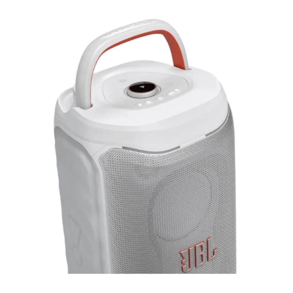 Imagen 2 del producto Parlante de torre Bluetooth JBL PartyBox 130, 200 W RMS, Bluetooth 6.0, hasta 15 horas, IPX4, iluminación, blanco