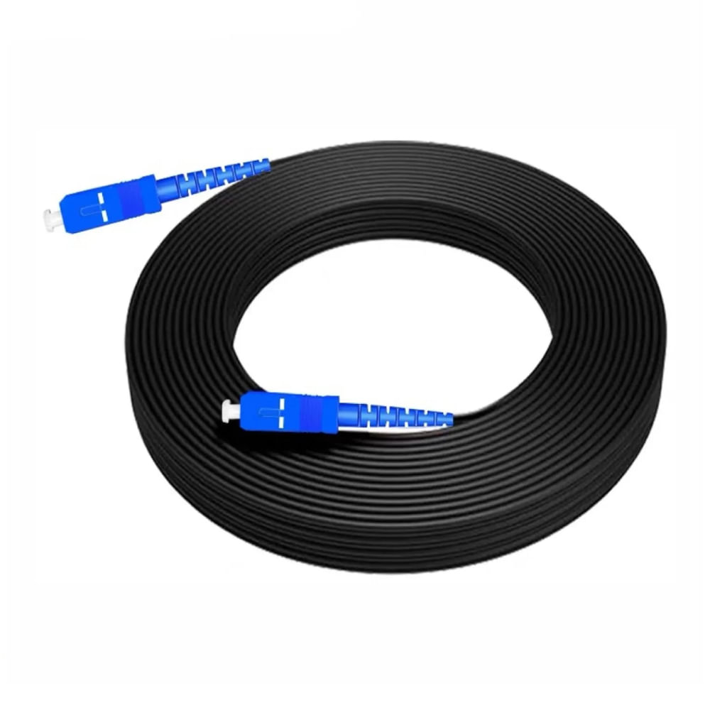 Imagen 2 del producto Cable patch cord de fibra optica PE-UF0200, SC/UPC, monocomando, 200 metro, negro