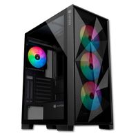 Reacondicionado: Gabinete Antryx RX-250, USB3.0, FRGB FAN X4, panel lateral de vidrio templado