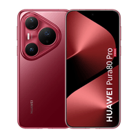 Celular Huawei Pura 80 Pro 4G 512 GB, 12 GB RAM, cámara trasera 50 MP y frontal 13 MP, 6.8"", rojo